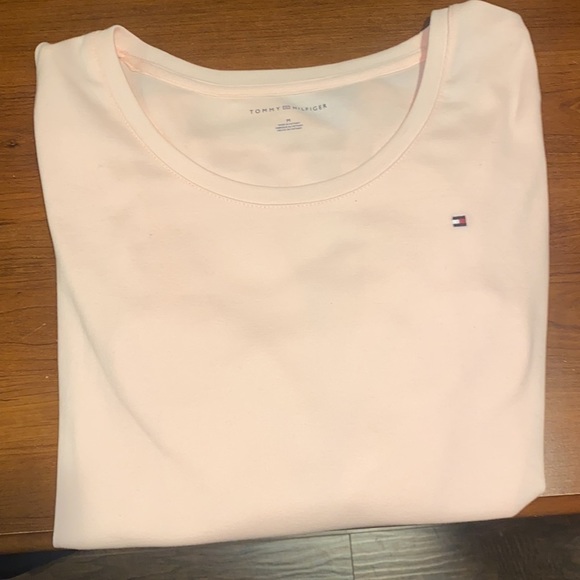 Tommy Hilfiger Medium Flag tee Pink - Picture 3 of 9